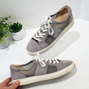 VINCE CAMUTO Breya Gray Suede Sneaker size 10